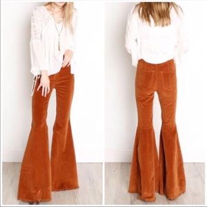Free People Just Float On Cord Flares